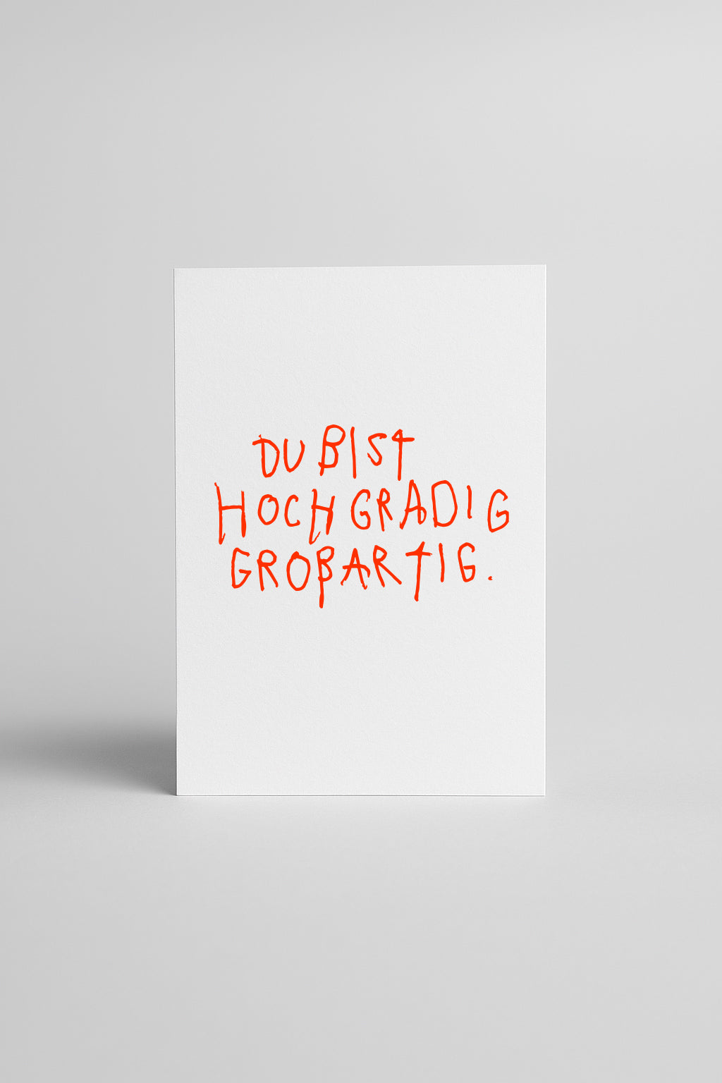 SIEBDRUCK "GROSSARTIG“