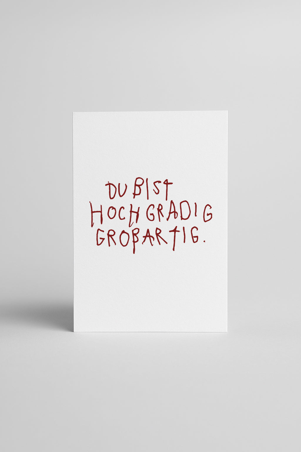 SIEBDRUCK "GROSSARTIG“