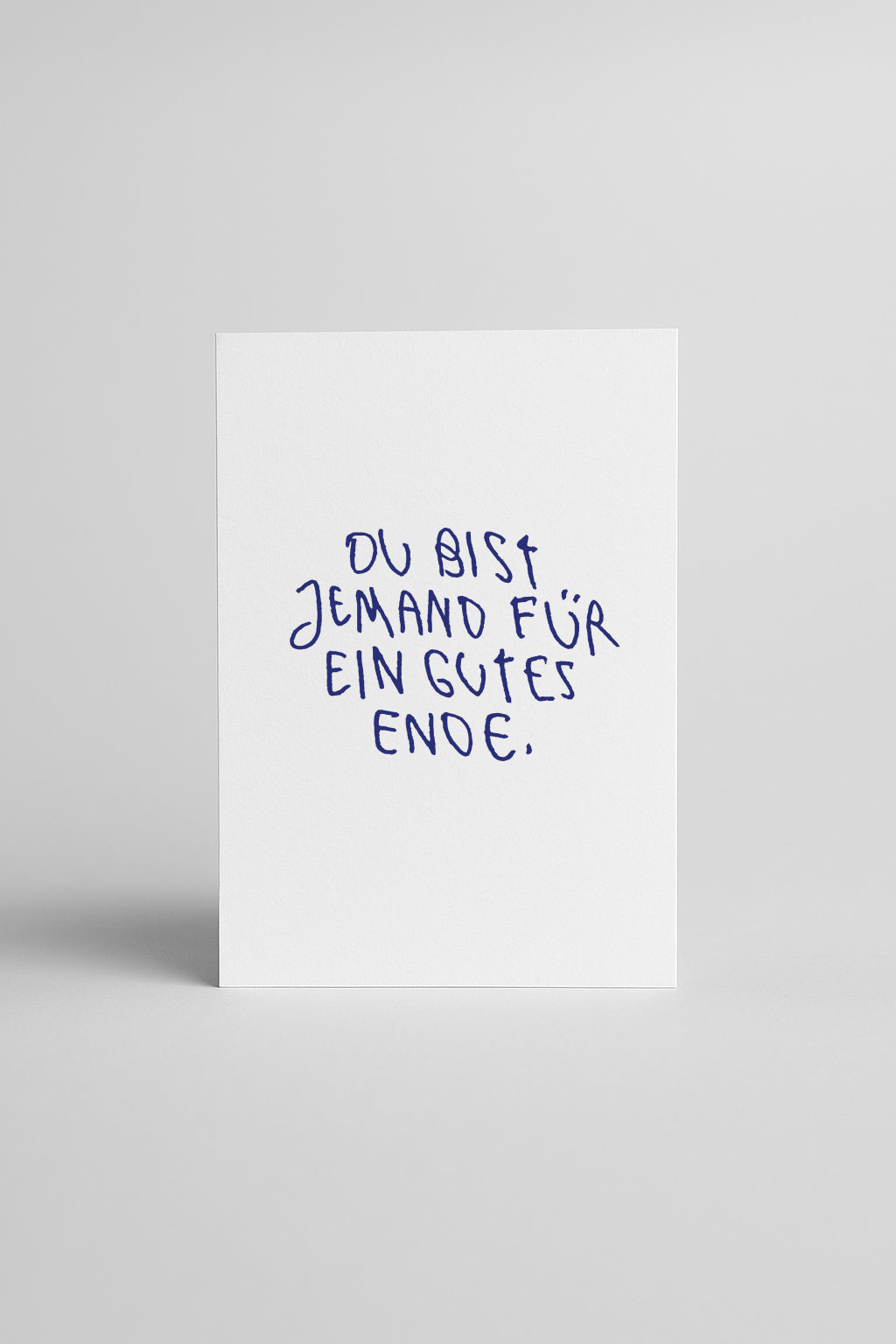 SIEBDRUCK "GUTES ENDE“