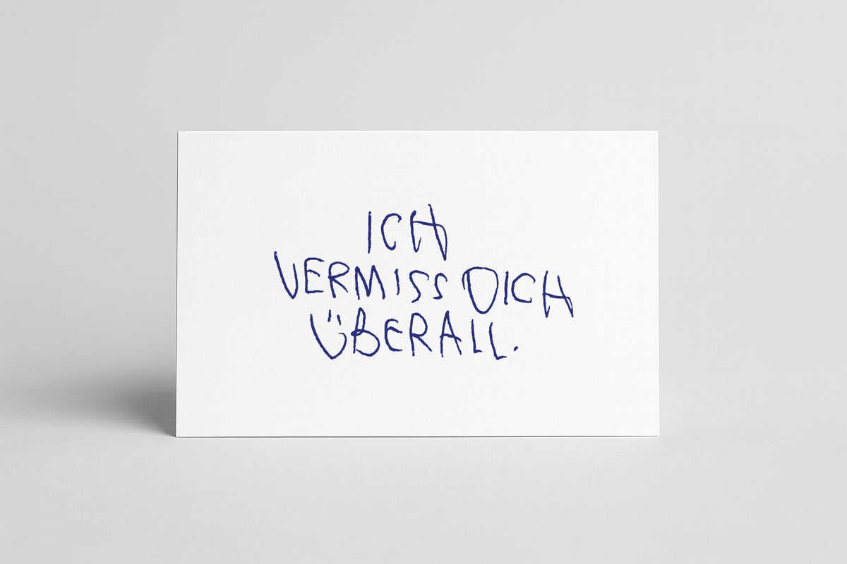 SIEBDRUCK "VERMISS DICH“