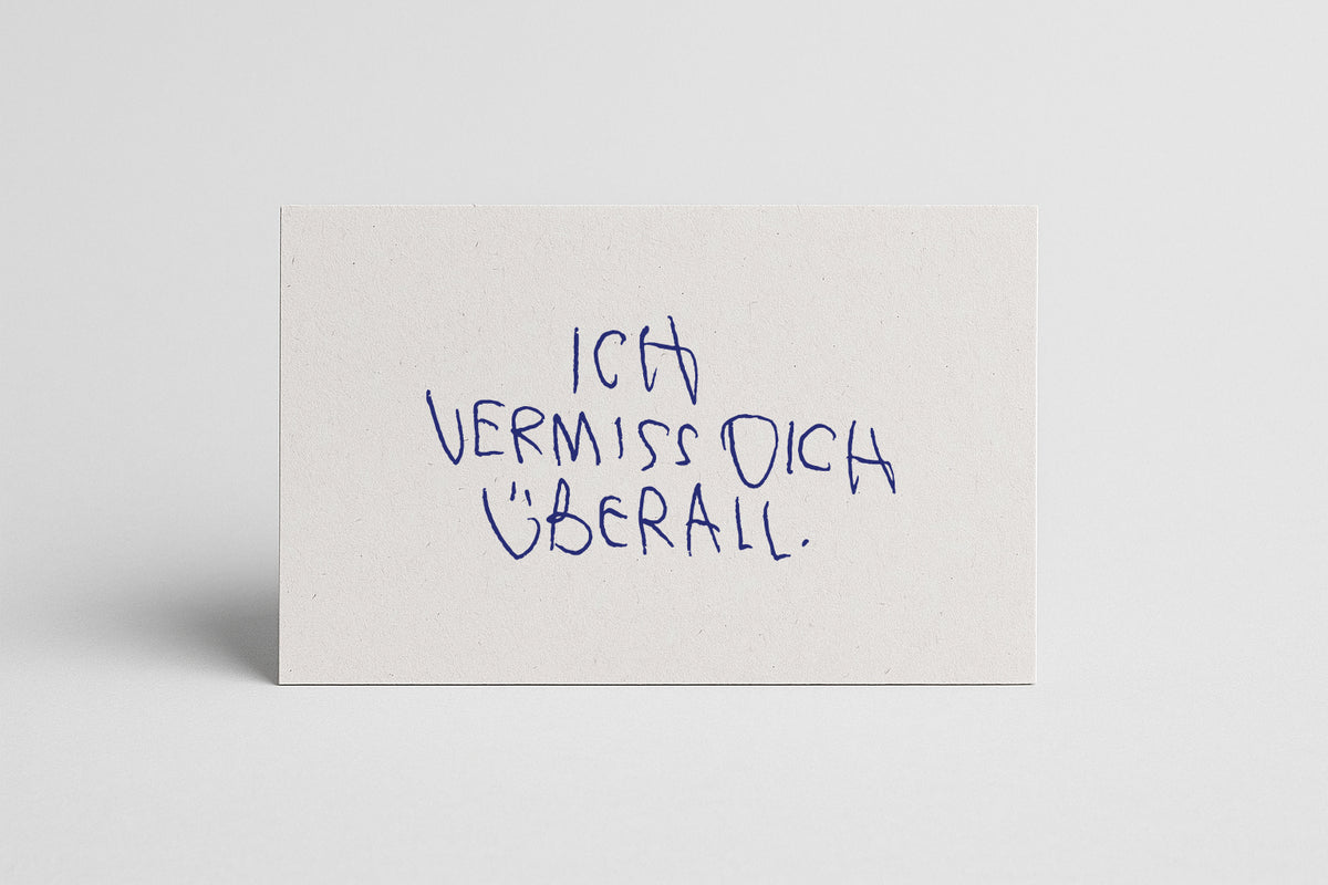 SIEBDRUCK "VERMISS DICH“