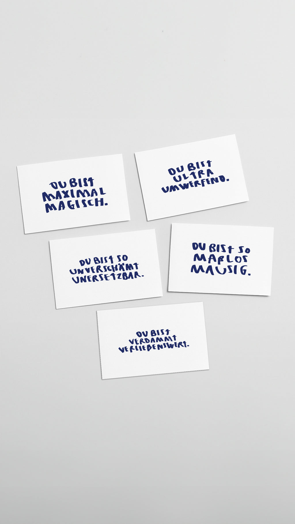 "DU BIST" POSTKARTEN-SET