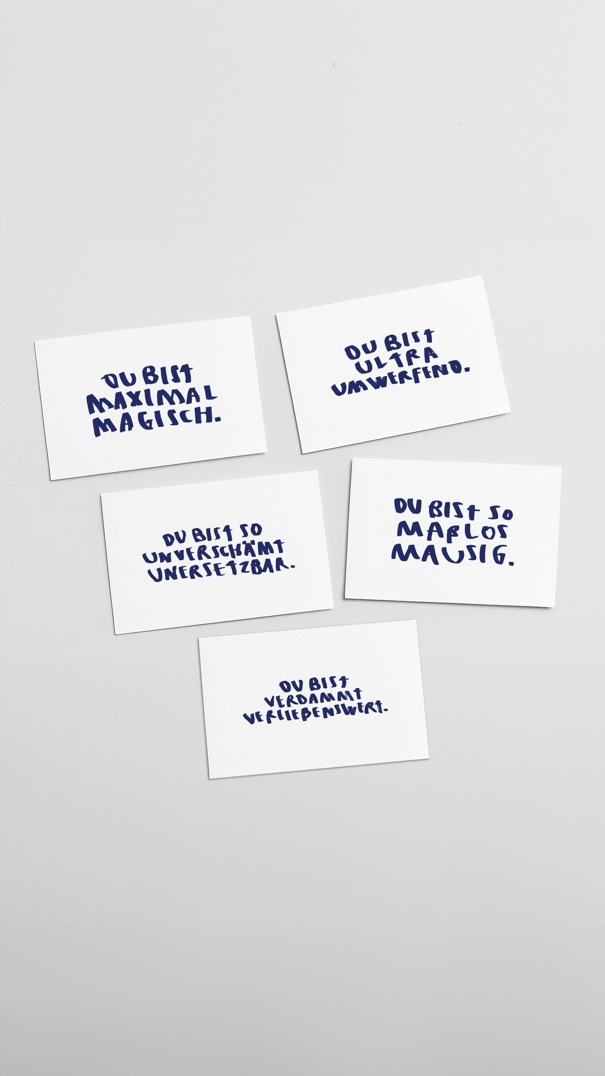 "DU BIST" POSTKARTEN-SET