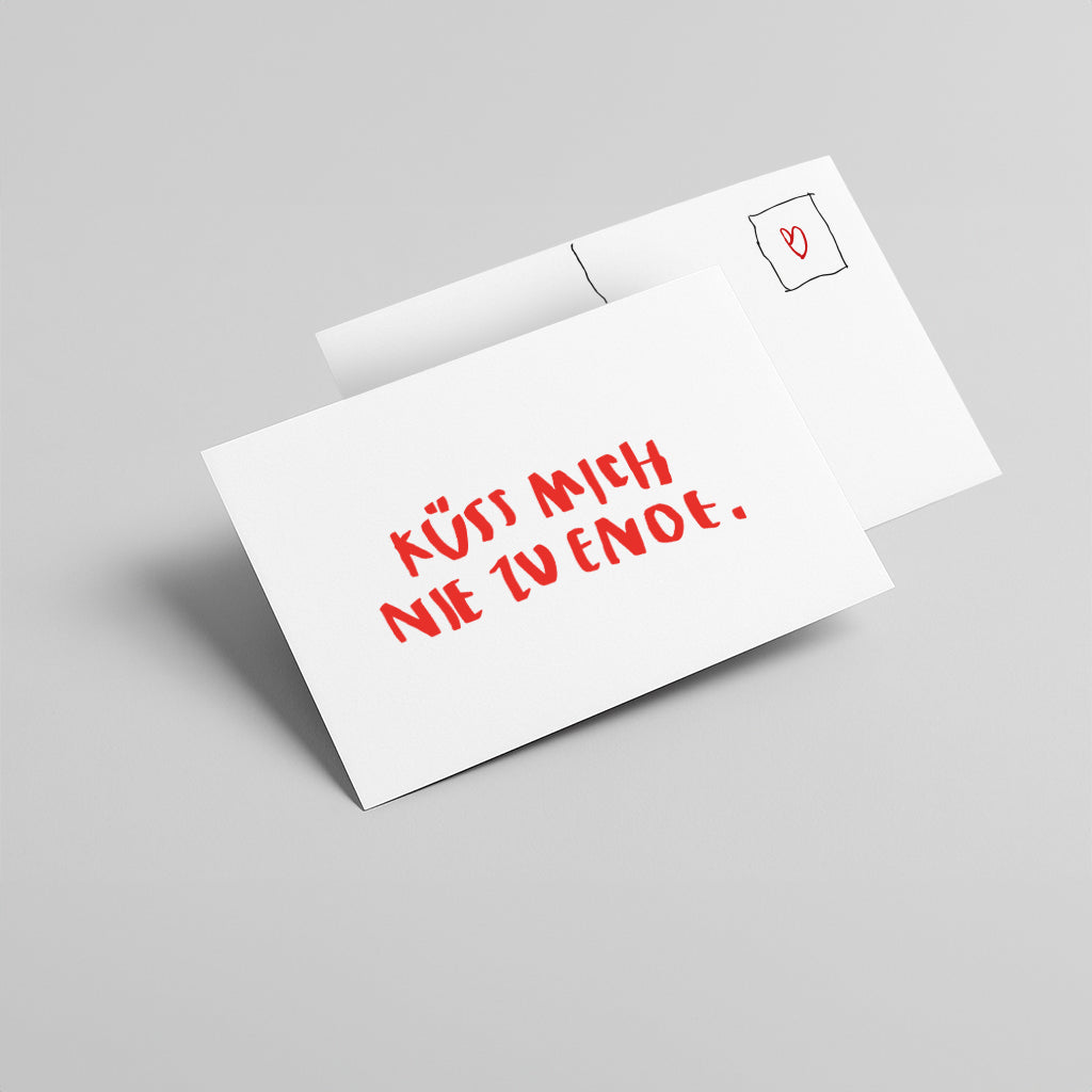 "KÜSS MICH" POSTKARTEN-SET